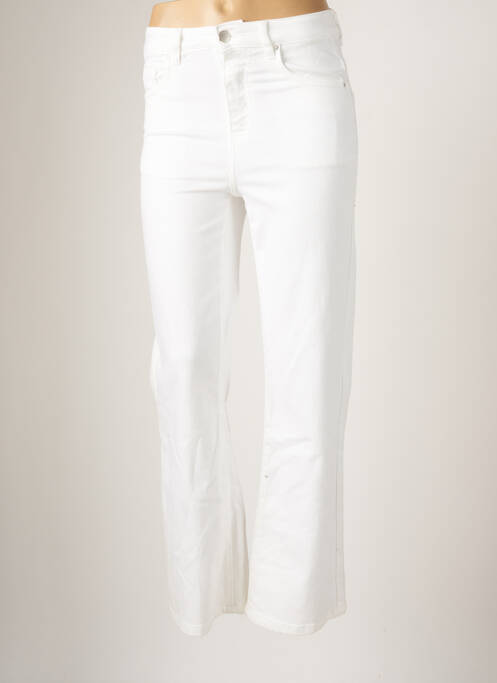 Jeans coupe large blanc TOXIK3 pour femme