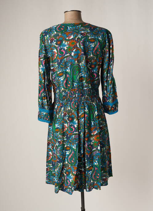 Robe mi-longue bleu AN' GE pour femme