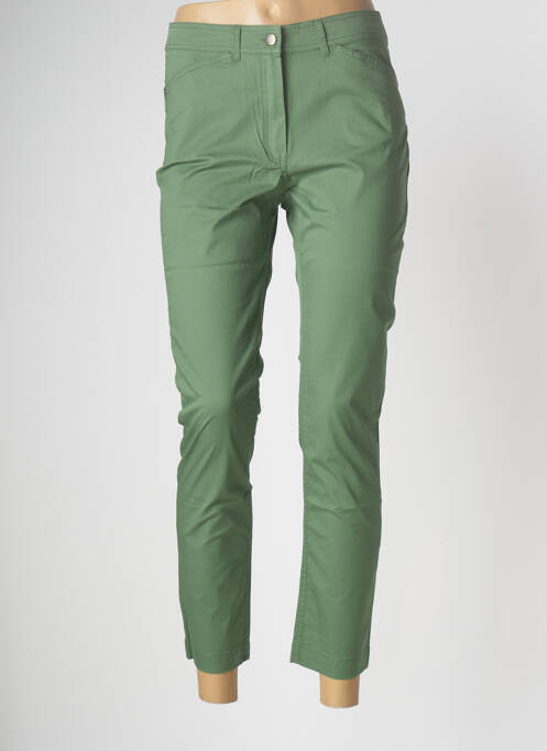 Pantalon 7/8 vert FELINO pour femme