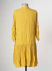 Robe mi-longue jaune YUKA pour femme seconde vue