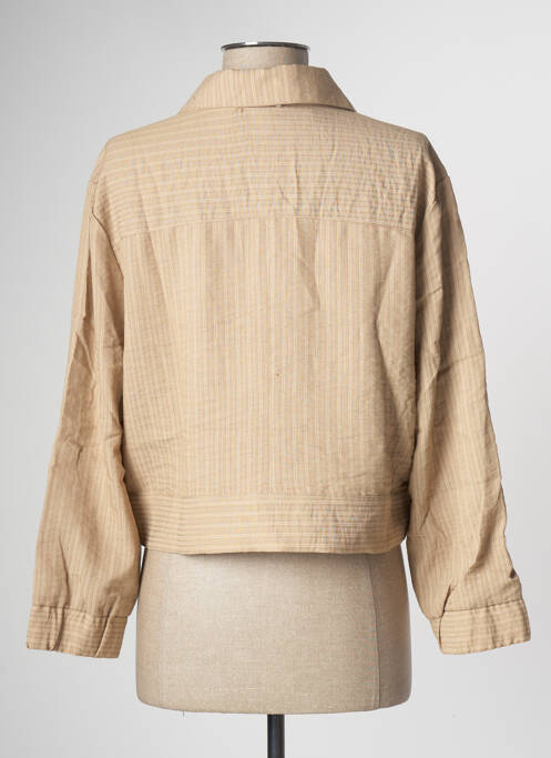 Veste casual beige YUKA pour femme