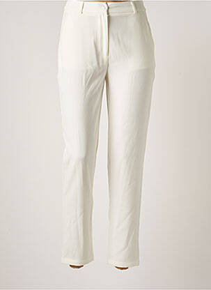 Pantalon 7/8 blanc YUKA pour femme
