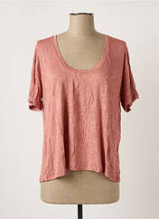 T-shirt rose AN' GE pour femme seconde vue