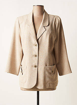 Blazer poches beige GEVANA femme