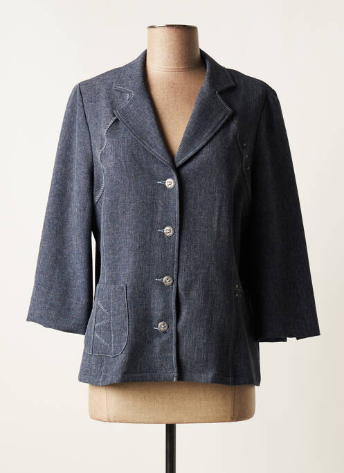 Blazer poches bleu GUY DUBOUIS femme