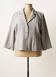 Blazer poches gris GEVANA femme