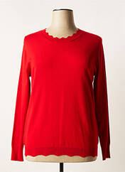 Pull rouge PAUSE CAFE pour femme seconde vue