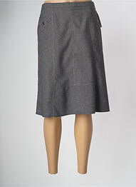 Jupe mi-longue taille normale gris GUY DUBOUIS femme
