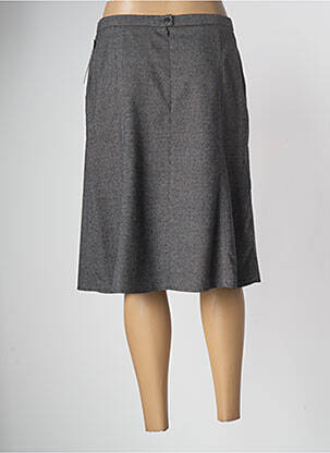 Jupe mi-longue taille normale gris GUY DUBOUIS femme