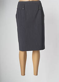 Jupe mi-longue stretch gris ANNE KELLY femme