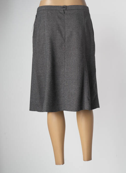 Jupe mi-longue gris GUY DUBOUIS pour femme