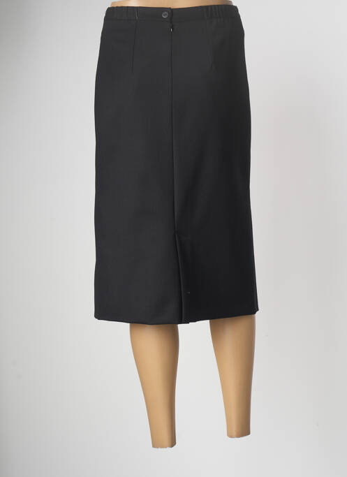 Jupe mi-longue noir GEVANA pour femme
