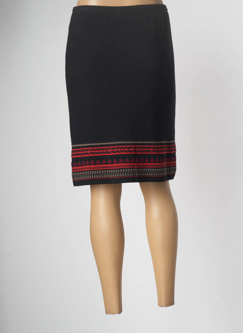 Jupe mi-longue noir TELMAIL pour femme