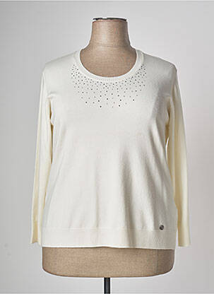 Pull stretch manches longues beige LUCIA homme