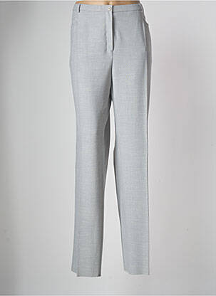 Pantalon droit taille à pinces taille haute gris PAUPORTÉ femme