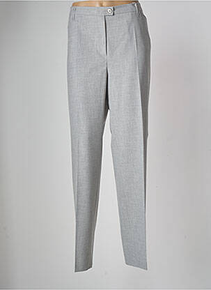 Pantalon droit taille élastique taille normale gris TONI femme