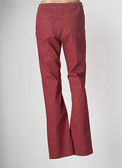 Jeans coupe droite rouge KARTING pour femme seconde vue