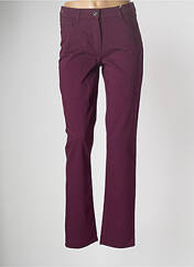 Pantalon slim violet ATELIER GARDEUR pour femme seconde vue