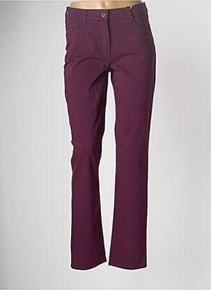 Pantalon slim violet ATELIER GARDEUR pour femme