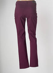 Pantalon slim violet ATELIER GARDEUR pour femme seconde vue