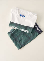 Pyjama vert JACK & JONES pour garçon seconde vue