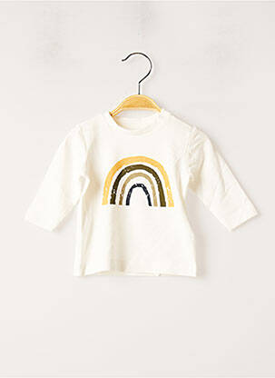 T-shirt stretch manches longues beige NAME IT fille