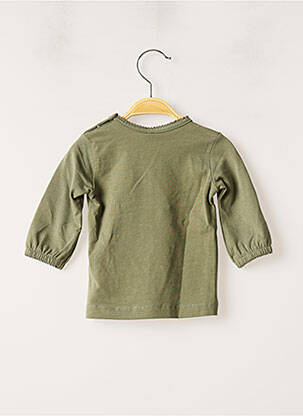 T-shirt stretch manches longues vert NAME IT fille