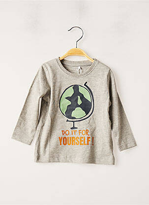 T-shirt manches longues manches longues gris NAME IT garcon
