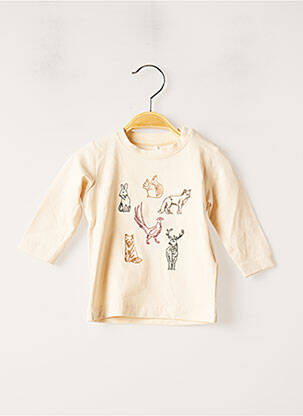 T-shirt beige NAME IT pour garçon