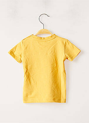 T-shirt stretch manches courtes jaune NAME IT garçon