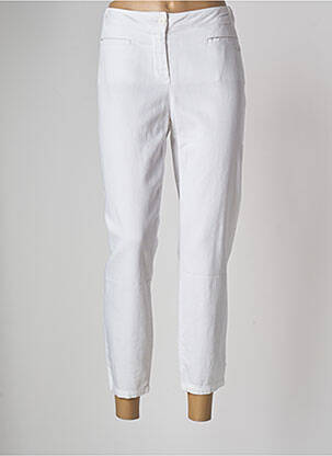Pantalon 7/8 blanc MAE MAHE pour femme