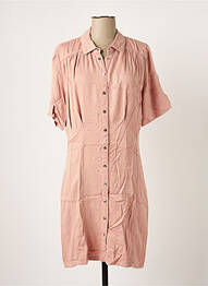 Robe courte manches 3/4 manches 3/4 rose LES P'TITES BOMBES femme