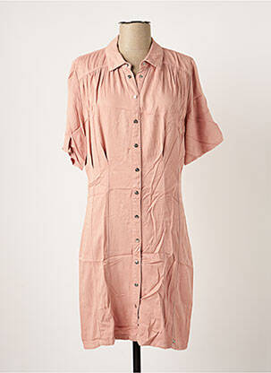 Robe courte manches 3/4 manches 3/4 rose LES P'TITES BOMBES femme