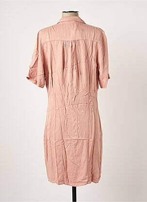 Robe courte manches 3/4 manches 3/4 rose LES P'TITES BOMBES femme
