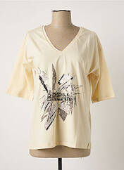 T-shirt beige VILA pour femme seconde vue