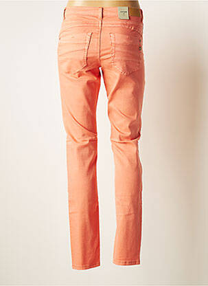 Pantalon slim stretch taille normale orange CREAM femme