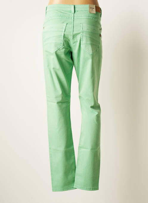 Pantalon slim vert CREAM pour femme