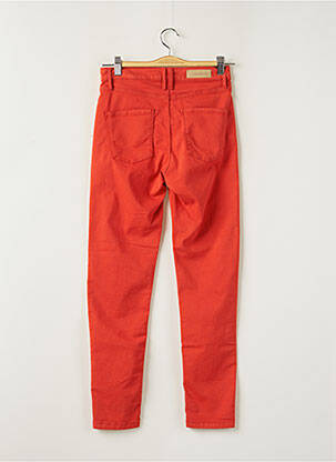 Pantalon 7/8 stretch taille normale orange DENIM STUDIO femme