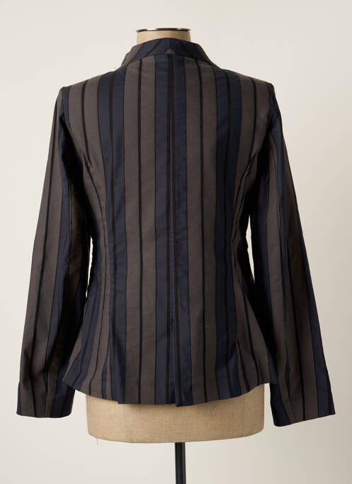 Veste casual col rond bleu ECHAPPEES BELLES femme