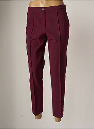 Pantalon slim stretch taille normale violet PLEASE femme