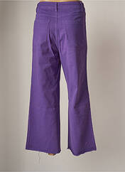 Jeans coupe droite violet BISCOTE pour femme seconde vue