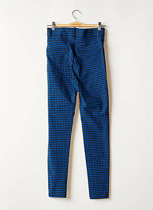 Pantalon slim stretch taille normale bleu ZARA femme