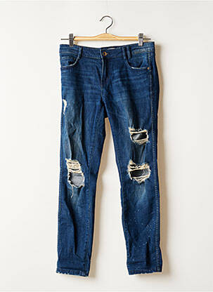 Jeans coupe slim slim taille normale bleu ZARA femme