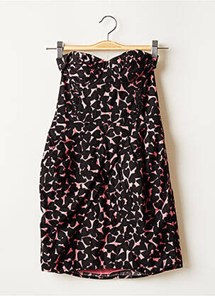 Robe courte fermeture zippée au dos sans manche rose H&M femme