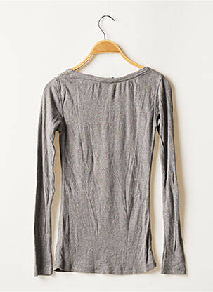Top stretch manches longues gris PEPE JEANS femme