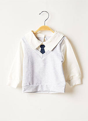 Sweat-shirt gris PATPAT pour garçon