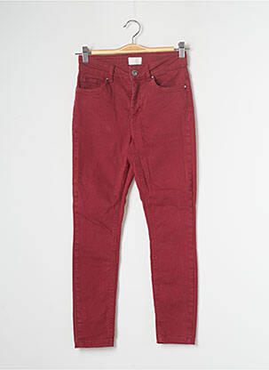 Pantalon slim stretch taille normale rouge ONLY femme