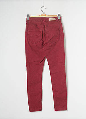 Pantalon slim stretch taille normale rouge ONLY femme