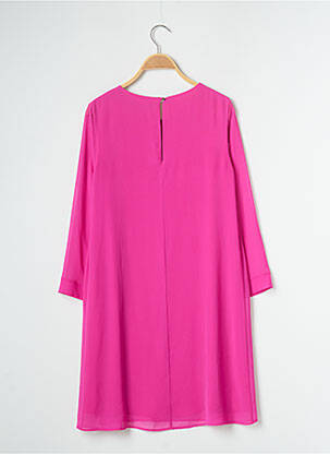 Robe courte manches longues manches longues rose PIETRO BRUNELLI femme