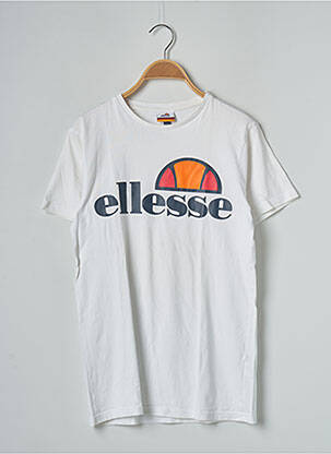 T-shirt coupe droite manches courtes blanc ELLESSE femme